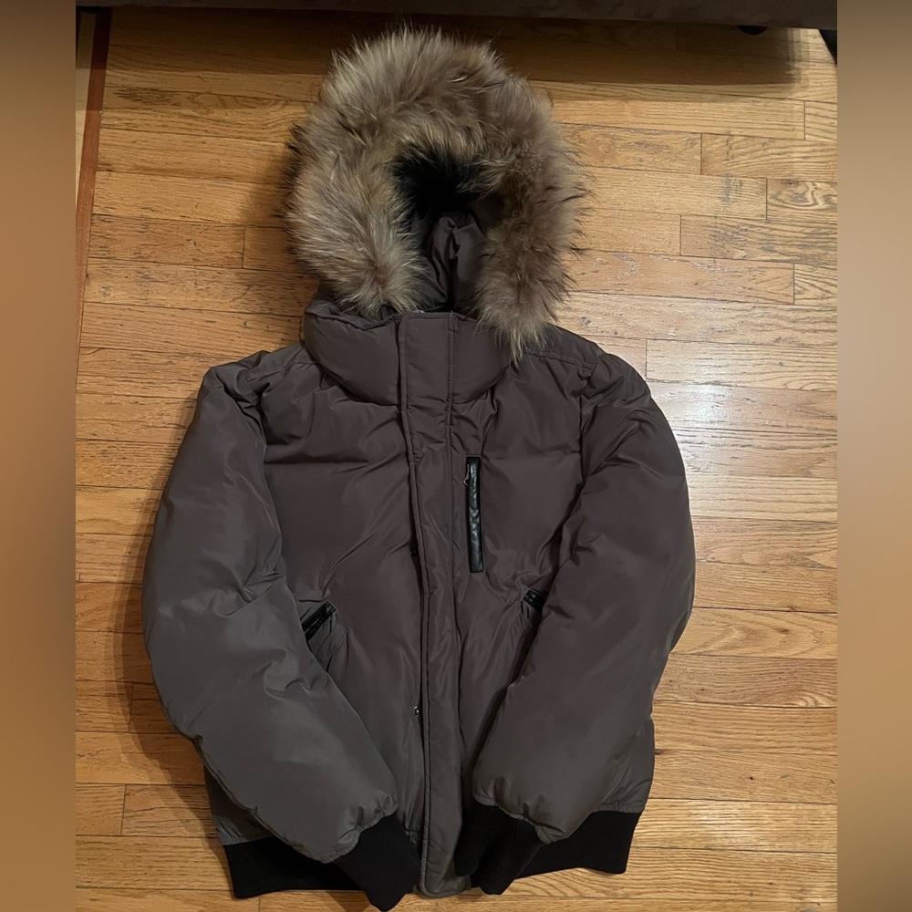 Mackage Dark Gray,brown(Taupe Color) Goose-Down Puffer Jacket. Very Warm!!! 🚨